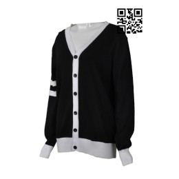 CAR023 Design fashion sweater coat  Online single cold jacket Cold jacket supplier cardigan sweater black CAR023 Design fashion sweater coat  Online single cold jacket Cold jacket supplier cardigan sweater black